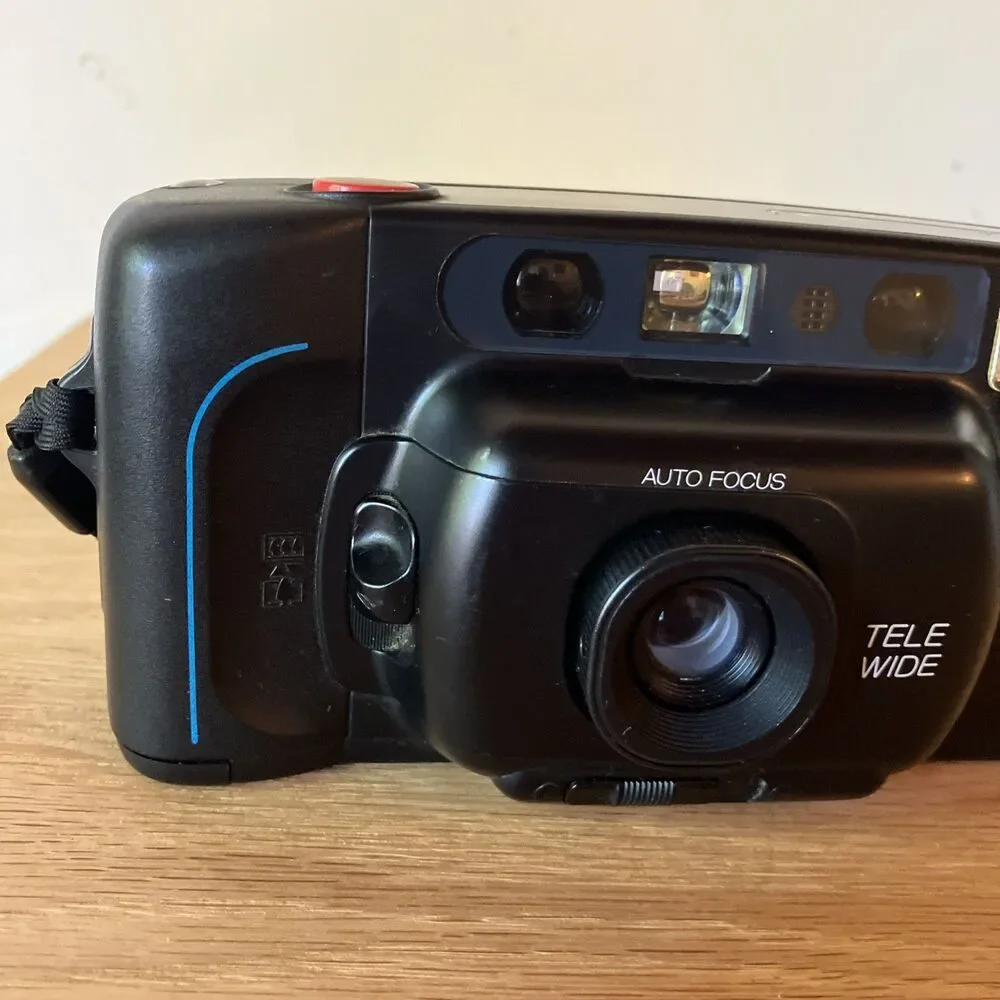 Fuji DL-155 TELE Drop in Loading 35mm Camera Japan Works